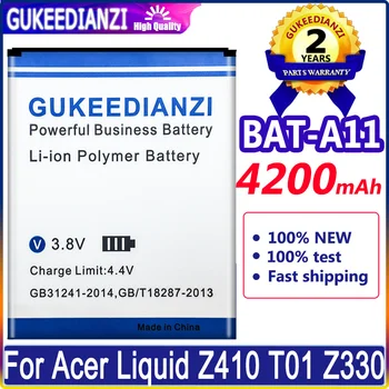 BAT-A11 Pre Acer Liquid Z410 T01 Z330 BAT A11 4200mAh Polymer Li-ion Batéria, Mobilný Telefón Náhradné Batérie