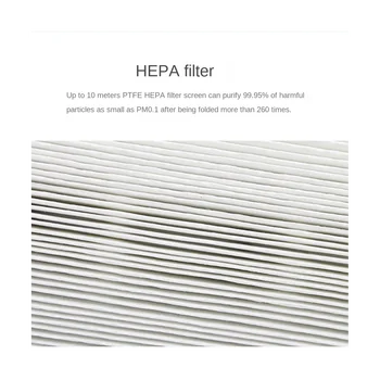 1 Pár Filter Uhlíkom pre Čistička HP04 HP05 TP04 TP05 DP04 HEPA Uhlíkovej Tkaniny Filter Obrazovky Výmenu-A