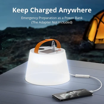 ZTARX Outdoor Camping Svetlo Dobíjacie Solárne Svietidlo S Bluetooth Reproduktor Prenosné Svietidlo Turistika Kempovanie