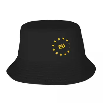 Nová EÚ Europe Európskej Únie Vedierko Hat rybársky klobúk čaj klobúky Luxusné Cap Mens Klobúk Žien