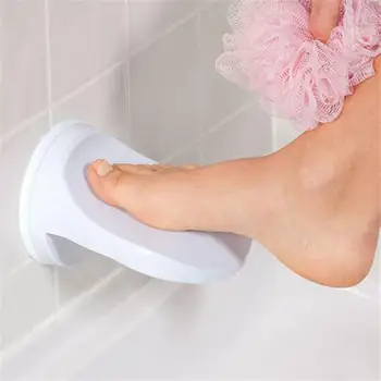 Plastové Holenie Nôh Krok Pomoc Grip Držiteľ Pedál Non Slip Sprcha Príslušenstvo Nohy Pedál Biela Kúpeľňa So Sprchou Nohy Zvyšok Vymeniteľné