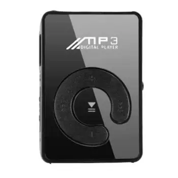 Prenosný MP3 Prehrávač Mini LCD Displej MP3 Prehrávač Hudby Podpora 32GB Č Obrazovke Zrkadle MP3