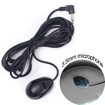 Auto Mikrofón Mini 3,5 mm Káblové Mikrofóny na Auto Stereo Audio Hands-free Mic pre DVD Rádio Prehrávač Vložiť Typ Mini Mikrofón
