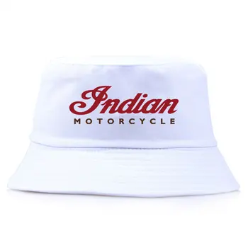 Indický Motocykle Unisex Vedierko Hat Dospelých Racing Núdzi Rybár Čiapky Vintage Outdoorové Aktivity Slnko, Pláž Cap