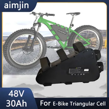 48V 30Ah Trojuholník Batérie Tes-la L-G Pack pre Elektrický Bicykel 1500W 2000W 750W 500W