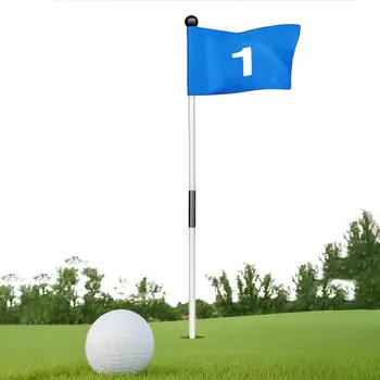 Golf Uvedenie Vlajkou A Otvor Auta obojstranné Golf Pin Vlajky Na Dvore Prenosné Golfové Príslušenstvo Pre Milovníkov Golfu K Praxi V