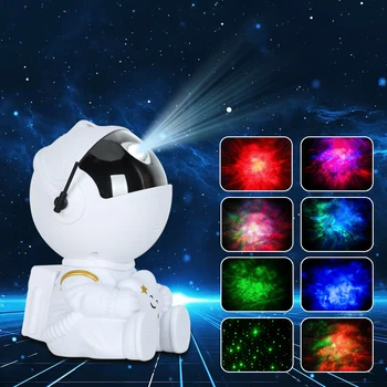 Astronaut Galaxy Projektorom Hviezdnej Oblohy Galaxy Hviezdy Projektor Nočné Svetlo LED Lampa pre Spálňa Izba Dekor Dekoratívne Nightlights