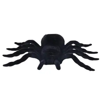 Spider Dekorácie Fuzzy Čierny Chlpatý Pavúk Dekorácie Realistické Spider Dekor Giant Spider Pre Okno Stenu Dvore, Terasa, Vonkajšie