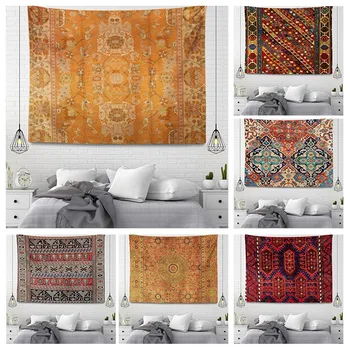 Domáce dekorácie na Stenu gobelín estetické izba boho príslušenstvo stene visí textílie jeseň mandala dekor vintage Maroko Spálne