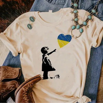 Ucraina Ucrania Ukrajina t-shirts ženy grafické harajuku letné tričko dievča manga oblečenie