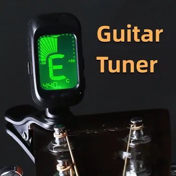 Ľudová Acoustic Guitar Tuner Husle Drumbľa Basy Elektronické Ladenie Tuner Strunové Hudobné Nástroje, Príslušenstvo, Gitarové Bass Tuner
