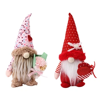 Drží Kvet Gnome Dekoratívne Remesiel Party Dekorácie pre Dovolenku Nový Rok, Narodeniny, Party Dekorácie Deti Drop Shipping