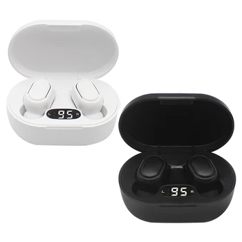 TWS E7S Bezdrôtový Fone Bluetooth Stereo Slúchadlá Šport Herné Slúchadlá Slúchadlá s Mikrofónom Potlačením Hluku Smart Headset s Displejom