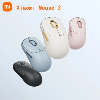 Xiao Bezdrôtová Myš 3 Farebné Verzie Bluetooth Duálny Režim 2,4 GHz, 1200DPI Ergonomická Optická Prenosný Počítač Soft-tón písaní Hra