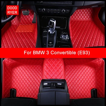 DOODRYER Vlastné Auto Podlahové Rohože Pre BMW 3 Convertible E93 Auto Príslušenstvo Nohy Koberec