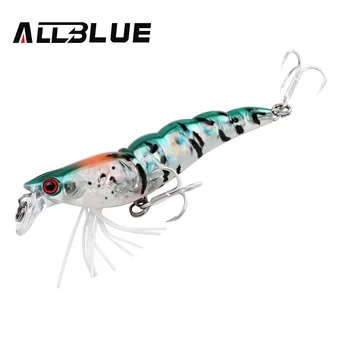 ALLBLUE 3D Flash Krevety 70 mm 7g Plytké Minnow Longcast Laser Rybárske Lure Pomalé Potopenie Wobbler Basy Šťuka Umelé Návnady Riešenie