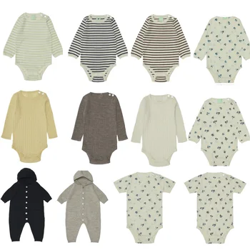 Pre-predaj (Loď V septembri) 2023 Baby Dievčatá Oblečenie Zimné romper pre Dievčatká Dlho bavlna mäkké Puzdro romper pre deti chlapcov