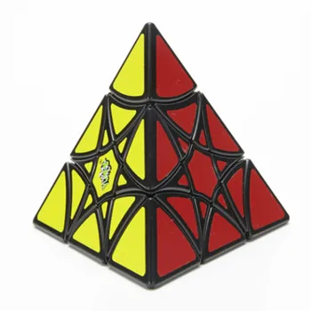 LanLan Krivkách, Hexagram 3x3 Pyramídy Magic Cube 3x3x3 Cubo Magico Vzdelávacie Hračky Pre Deti Rýchlosť Puzzle Profesionálne Kocka