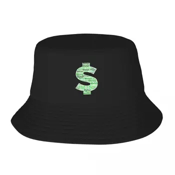 Nový dolár v hotovosti je kráľ Vedierko Hat Hip Hop čaj klobúky Vojenské Taktické Cap Mens Klobúk Žien