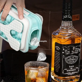 Kreatívne Maker Kuchyňa Kocka Bublina Ice Loptu Formy Nástroje Hokej Bar Ľadu Ľahko Ice Cube Maker Na Uvoľnenie Kanvica Zásobník Na Fľaše Ice Ice
