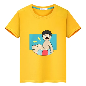 Anime Wataten! Anjel Letel Dolu Na Mňa T-shirt Fúzy Muž Legrační Karikatúra Tee-tričko 100% Bavlna Tričká Krátky Rukáv Letné Tričká