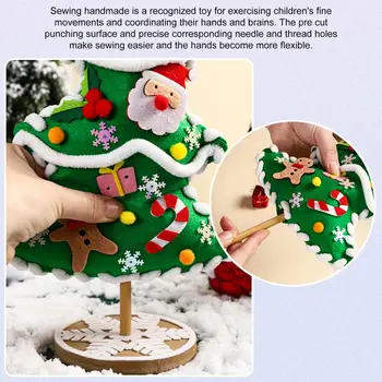 Osobné Ozdoby na Vianočný Stromček Diy Vianočný Strom Ornament Ručné netkanej Textílie Vianočný Stromček Nastaviť Diy pre Deti