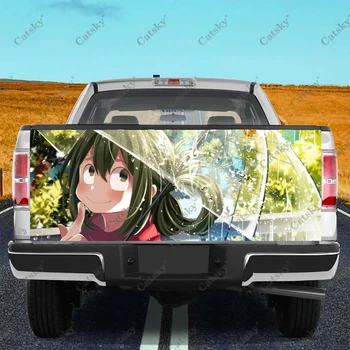 Tsuyu Asui Anime Dievča Truck Obtlačky Truck zadných dverí Odtlačkový Nálepky Zábal , nárazníky Grafika pre Auto Nákladné vozidlá SUV