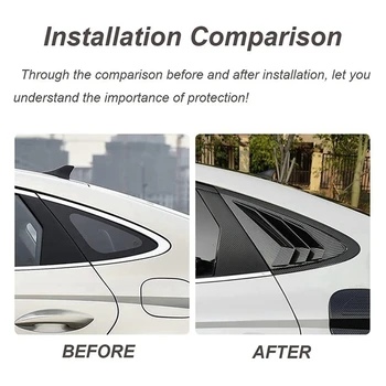 ABS Zadné Okná Žalúzie Uzávierky Kryt Výbava Pre Hyundai Sonata DN8 2020 2021 Okno Bočné Ventilačné Výbava