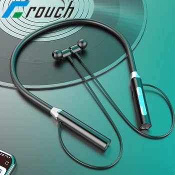 Crouch Bezdrôtové Bluetooth Slúchadlá Neckband Slúchadlá S Mikrofónom Športové Nepremokavé Hifi TWS Bluetooth 5.0 Slúchadlá Slúchadlá
