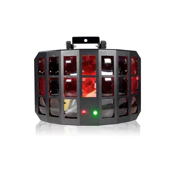 Etapa osvetlenie ktv flash farebný motýľ svetlo rotačné laserové led tri-vrstva lúč svetla vzor laser svadbu