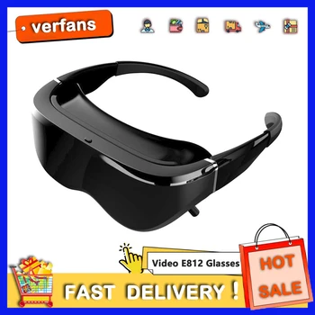 Prenosný Video E812 Okuliare 3D Hlavy montáž Binokulárne Displej s HD 3D Vstup pre PS4 PS5 Herné Konzoly UAV Reality Video Glasse