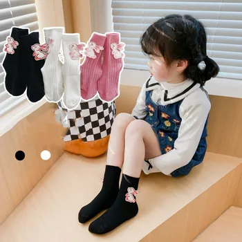 Detská Móda Cartoon králik rovné rúry detské ponožky roztomilý kreslený detské pančuchy a ponožky Dievča, High-grade Ponožky