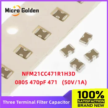 (10-100KS) 0805 470pF 50 1A 2012 SMD Tri-terminál filtračného Kondenzátora NFM21CC471R1H3D EMI Statické Noise Filter Keramický Kondenzátor