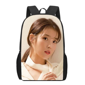 Trendy, Novinky, Lee Ji Eun IE Notebook Batohy žiaka Školské Tašky 3D Tlač Oxford Nepremokavé Chlapci/Dievčatá Notebook Batohy