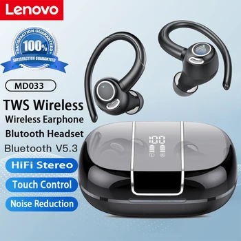 Nový Lenovo Vzduchu 4 Pro Ucho Struky Bezdrôtové Slúchadlá TWS Bluetooth Slúchadlá Športové Vodotesné Slúchadlá EarHook Redukcia Šumu Slúchadlá