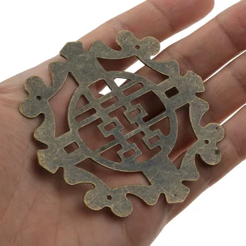 Čínsky Antické Bronzové Dekoratívne Rohu Zátvorkách Zliatiny Zinku Dekoratívne Chrániče Remesiel Nábytok Hardvér Rohu Kryt