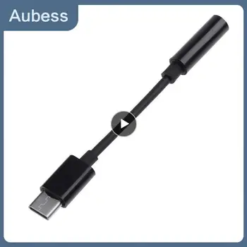 1~40PCS Pletená kábel Kábel Adaptéra USB-C Typ C Na 3,5 mm Jack pre Slúchadlá, Kábel Audio Aux kábel Kábel Adaptéra pre Huawei pre Smart