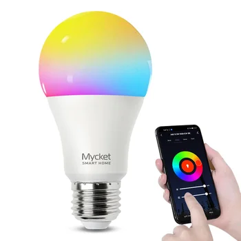 Najlepšou Voľbou Tuya Smart Svetlo LED RGB E27 Žiarovka WIFI APLIKÁCIU Diaľkové Ovládanie Hlasom v Teple na Chladné Biele Pracovať s Alexa Google