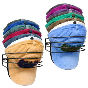 Hat Stojan na Steny a Dvere, 2-Pack Kovové Klobúk Organizátori pre Baseball Čiapky Skladovanie Držať Až 30 Čiapky Ramienka Silné Loptu Spp