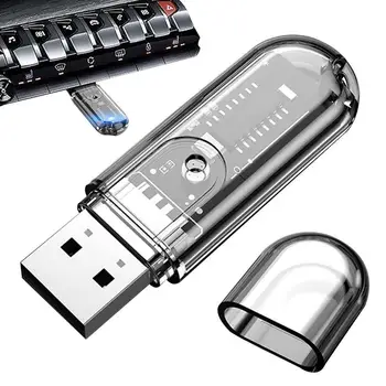 Bezdrôtové Auto Prijímač Robustné Prenosné USB 5.3 Prijímač Audio Adaptér vysokorýchlostné V aute Hudbu Príjem Multifunkčný Adaptér