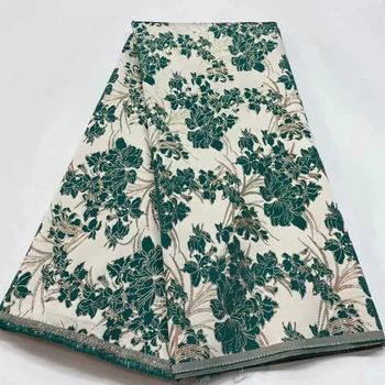 Žakárové Brocade Textílie Pre Svadobné Šaty 2023 Nigéria Organza Hodváb Šitie Luxusných Vysokej Kvality Afriky Satin Výšivky, Čipky