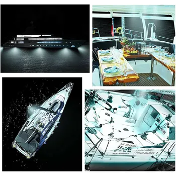 Zdvorilosť Svetlá Morských LED Svetlá 000 Hodín Morských Lodí LED Svetlá 2385 vinuté Perly Morské Svetlo Chodník Biela Loď