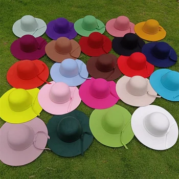 23 farbu Fedora klobúk 2023 Nové Európske a Americké mäkký klobúk Žien jazz klobúk Žien dome 2023 Nové veľkoobchodné sombrero